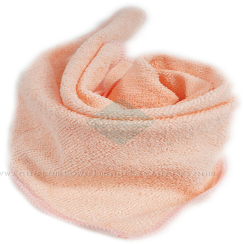 China Bulk Custom microfiber towel for hair Manufactory Bespoke Pink Hair Care Fast Drying Hair Towel Supplier for North America